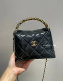 CH Mini Leather Bag With Top Handle