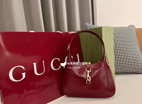 Jackie Leather Bag By Gucci
