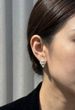 CD CC Logo Diamond Shaped Earrings