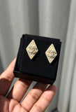 CD CC Logo Diamond Shaped Earrings
