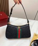 Gucci Ophidia Crystals Shoulder Bag 25cm