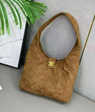 Vintage Hobo Suede Leather Bag
