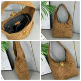 Vintage Hobo Suede Leather Bag