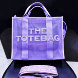 Appliqued Mesh Tote Bag By Marc Jacobs