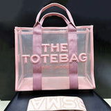 Appliqued Mesh Tote Bag By Marc Jacobs