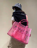 Appliqued Mesh Tote Bag By Marc Jacobs