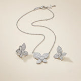 Chopard Happy Butterfly x Mariah Carey Necklace & Earrings