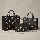 OTG Monogram Epreinte Leather Bag By LV