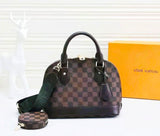 LV Alma Damier Canvas Leather Bag 26cm