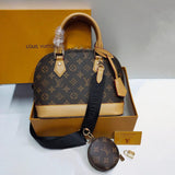 LV Alma Damier Canvas Leather Bag 26cm