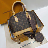 LV Alma Damier Canvas Leather Bag 26cm