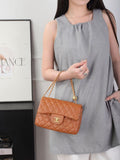 CH Quilted Caviar leather Mini Flap Bag 22cm