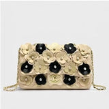 CH Camellia Floral Flap Bag