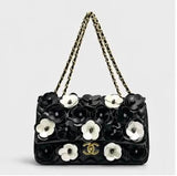 CH Camellia Floral Flap Bag