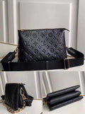 𝐋𝐕 Denim Crossbdy Bag With Chain