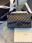 CH Quilted Jumbo Double Flap Bag