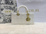 CD Lady Dior Cannage Glossy Leather Bag 26cm