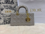 CD Lady Dior Cannage Glossy Leather Bag 26cm