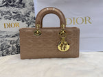 CD Lady Dior Cannage Glossy Leather Bag 26cm