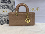 CD Lady Dior Cannage Glossy Leather Bag 26cm