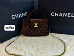 CH Kelly Mini Shopping Bag Velvet Fabric