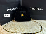CH Kelly Mini Shopping Bag Velvet Fabric