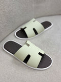 H Izmir Textured Epsom Leather Sandals