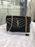 𝐒𝐍𝐓 𝐋𝐀𝐑𝐍𝐓 Quilted Monogram Shoulder Bag 30 cm