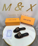 𝐋𝐕 Flat slippers for women - Saadstore