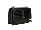 𝐒𝐍𝐓 𝐋𝐀𝐑𝐍𝐓 Calfskin Crocodile Embossed 23 CM