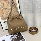 Chanel bucket shoulder bag 28cm