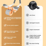Plank Ab Roller Wheel for Core Trainer - Saadstore