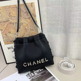 Chanel bucket shoulder bag 28cm