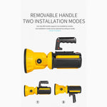 Multifunctional Searchlight,  Powerful LED Chip, Adjustable Brightness, and Versatile Light Modes for Exceptional Visibility - Saadstore