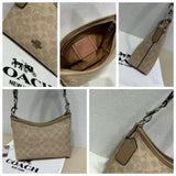 Laurel Small Shoulder Bag In Canvas 17cm - Saadstore