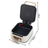 10 in 1 Electric Grill with Cooking Pot, Multifunctional Cooker - Saadstore