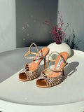 Hold Me Crystal Sandals AQUAZZURA - Saadstore