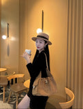 CH 25 Hobo Bag In Suede Leather - Saadstore
