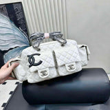 CH Ligne Cambon Reporter Quilted Leather Bag - Saadstore