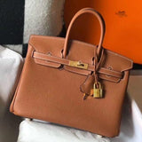 H Leather Bag For Ladies 25cm - Saadstore