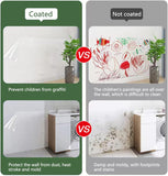 Wall Protective Film, Removable Clear Wall Protector,Anti - Scratch, Oil Proof Waterproof Clear Wall Protector Sticker - Easy to Clean - Saadstore