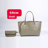 𝐆 Coated Canvas Tote bag - Saadstore