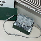 Goyardine Belvedere Messenger Bag - Saadstore