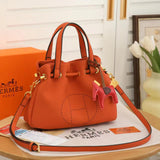 H Leather Bag 28cm - Saadstore