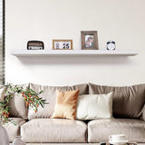 Wall Shelf Brown - Space - Saving Storage Without Stand - Saadstore