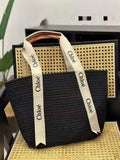 𝐂𝐇𝐋 Large Woody Beach Basket Bag - Saadstore