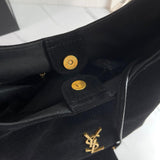 Bucket Bag In Suede Leather With Pouch By YSL - Saadstore