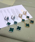 VCA Alhambra Earrings 3 Motifs - Saadstore