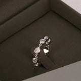 D - Vibes Diamond Gold Ring - Saadstore