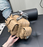 CH Ligne Cambon Reporter Quilted Leather Bag - Saadstore